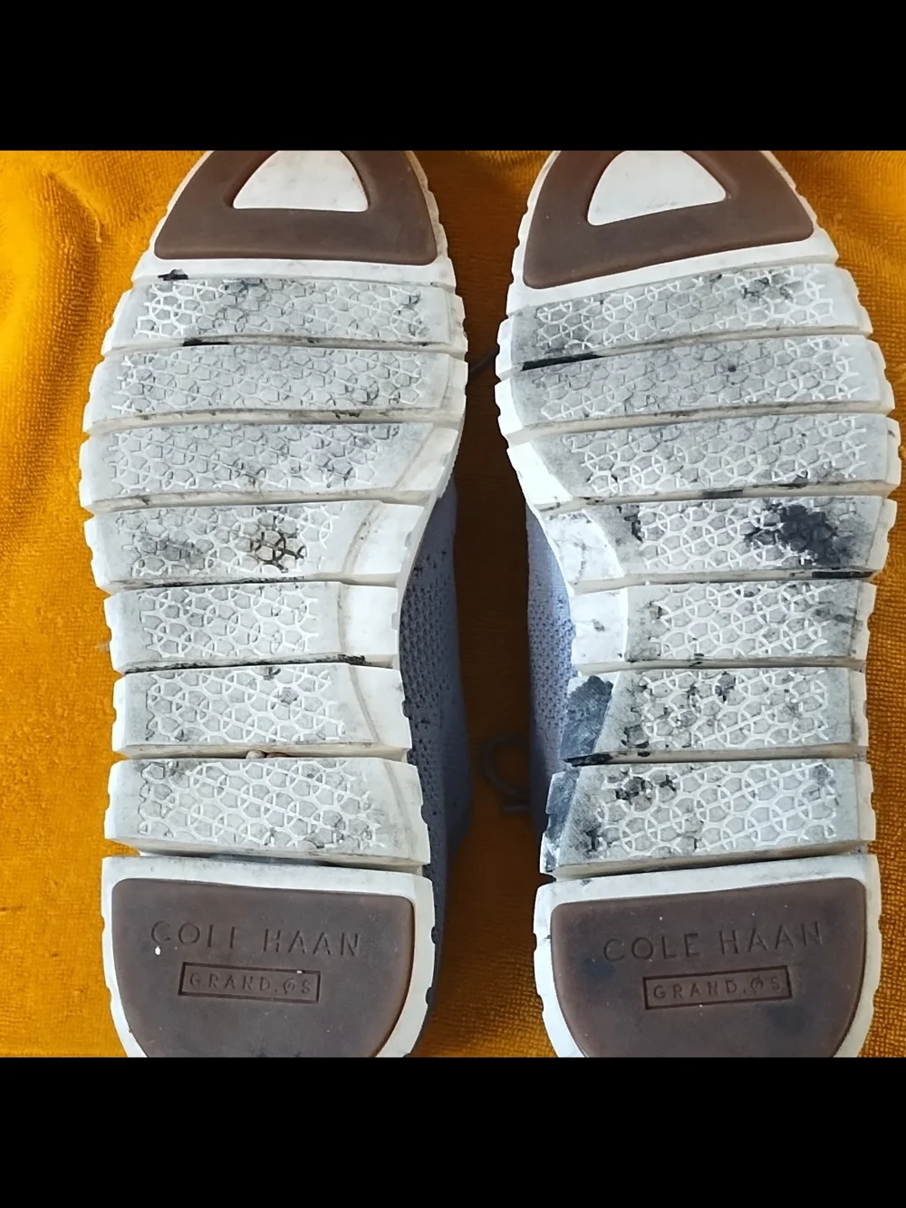 Cole Haan White and Brown Slip-On Sneakers - Grand.ØS Sole